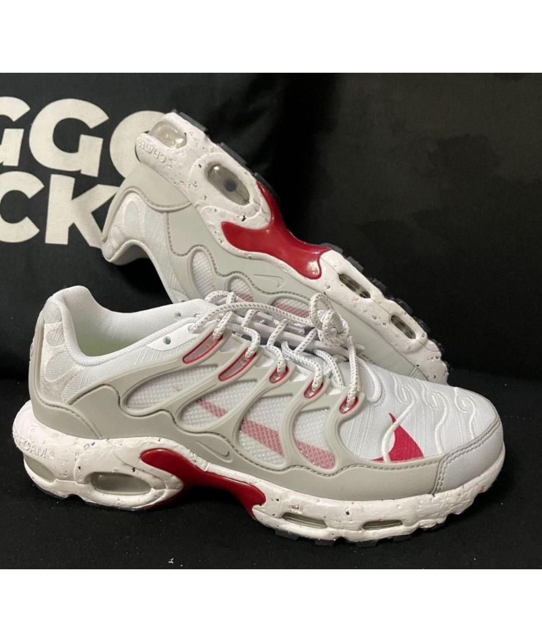 NIKE Серые текстильные низкие кроссовки / кеды, фото 6