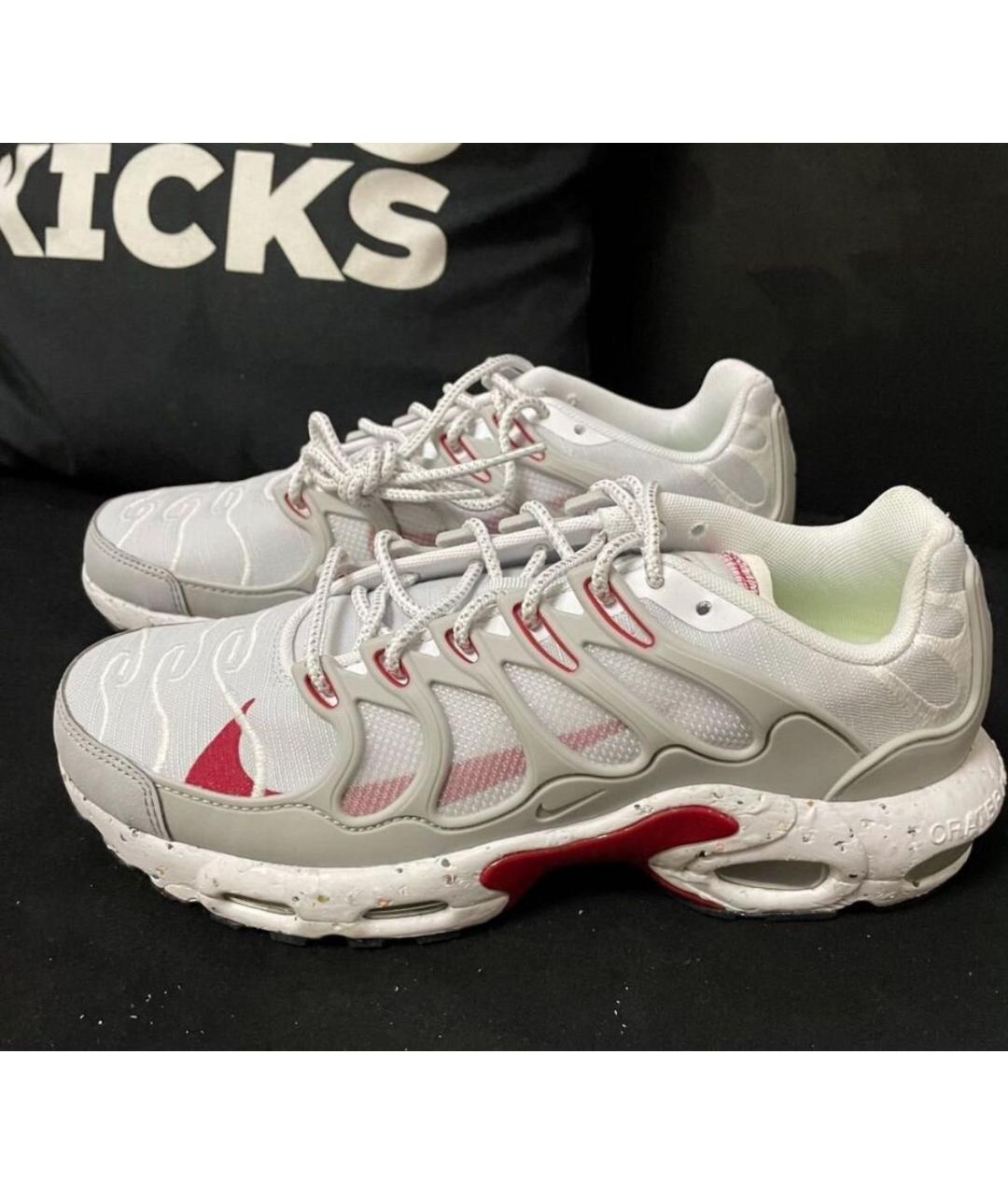 NIKE Серые текстильные низкие кроссовки / кеды, фото 7