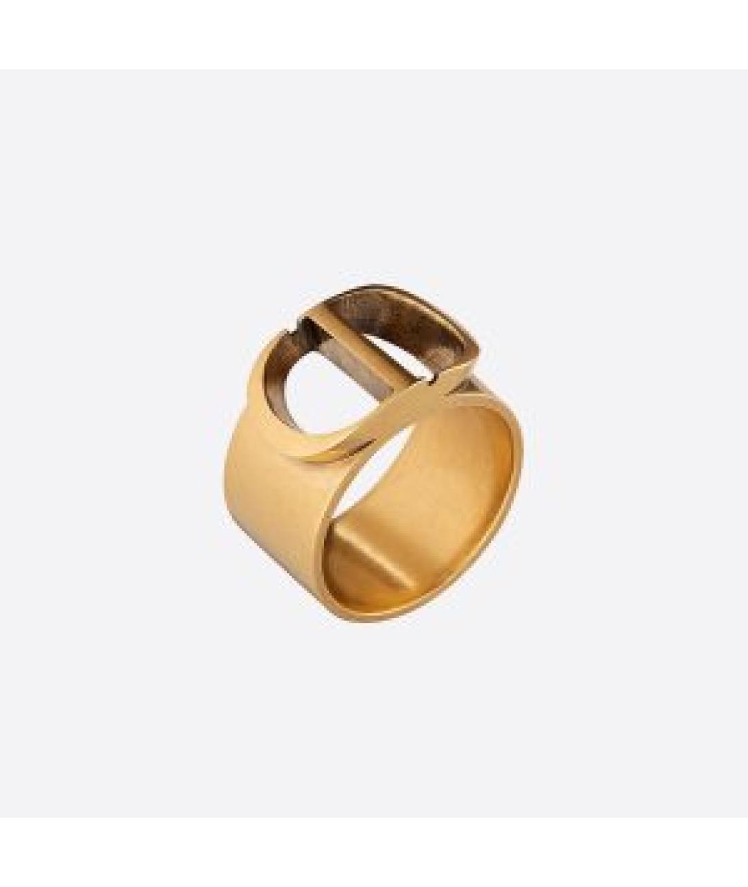 CHRISTIAN DIOR Золотое металлическое кольцо, фото 9