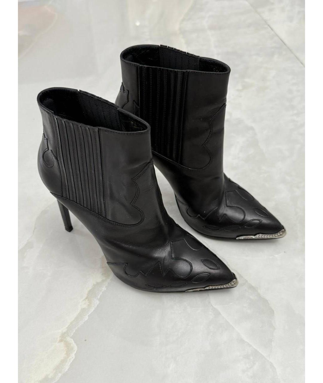 SAINT LAURENT Черные ботильоны, фото 7