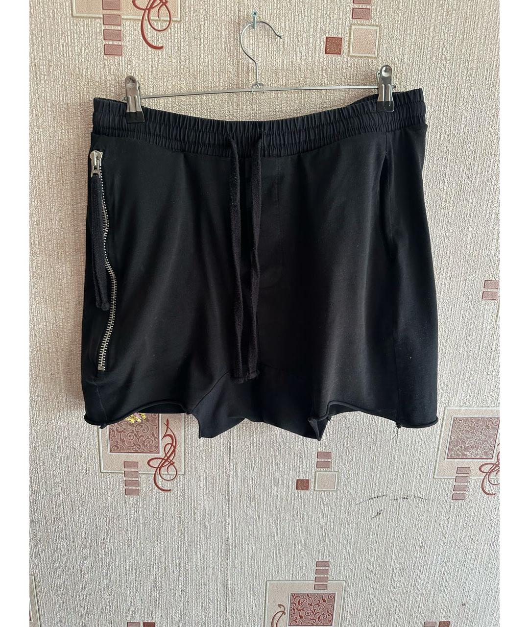 RICK OWENS Черные шорты, фото 3
