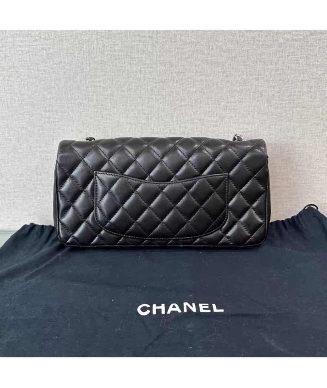 CHANEL Черная кожаная сумка через плечо, фото 2