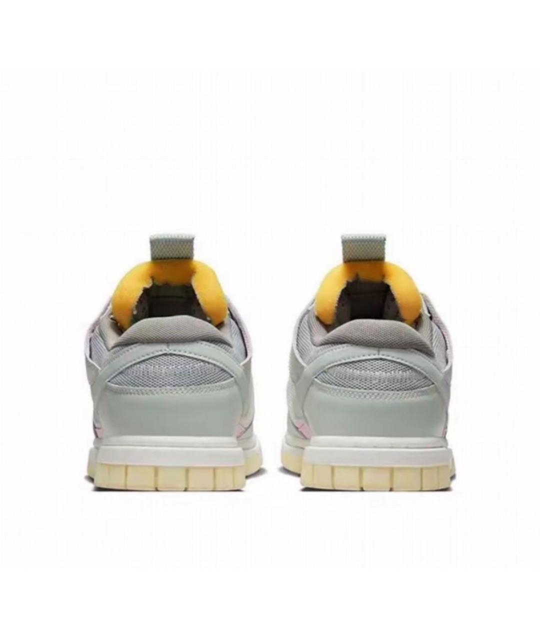 NIKE Серые кожаные низкие кроссовки / кеды, фото 4