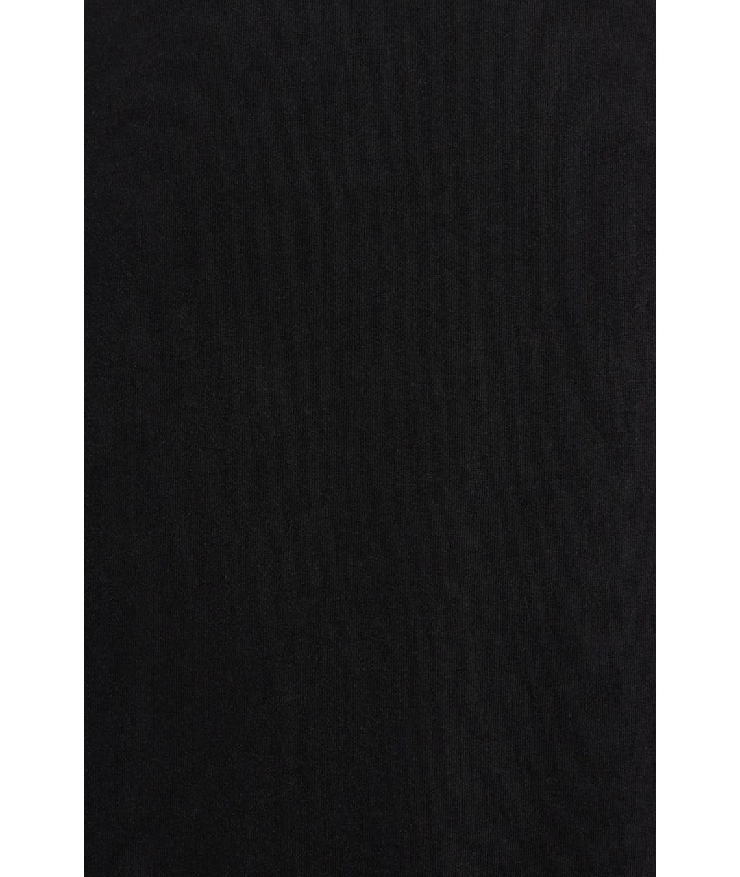BALENCIAGA Черная хлопковая футболка, фото 3