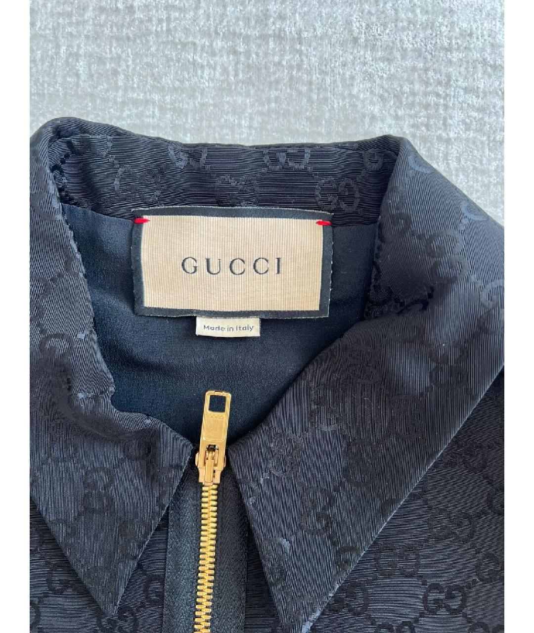 GUCCI Черный хлопковый комбинезон, фото 3