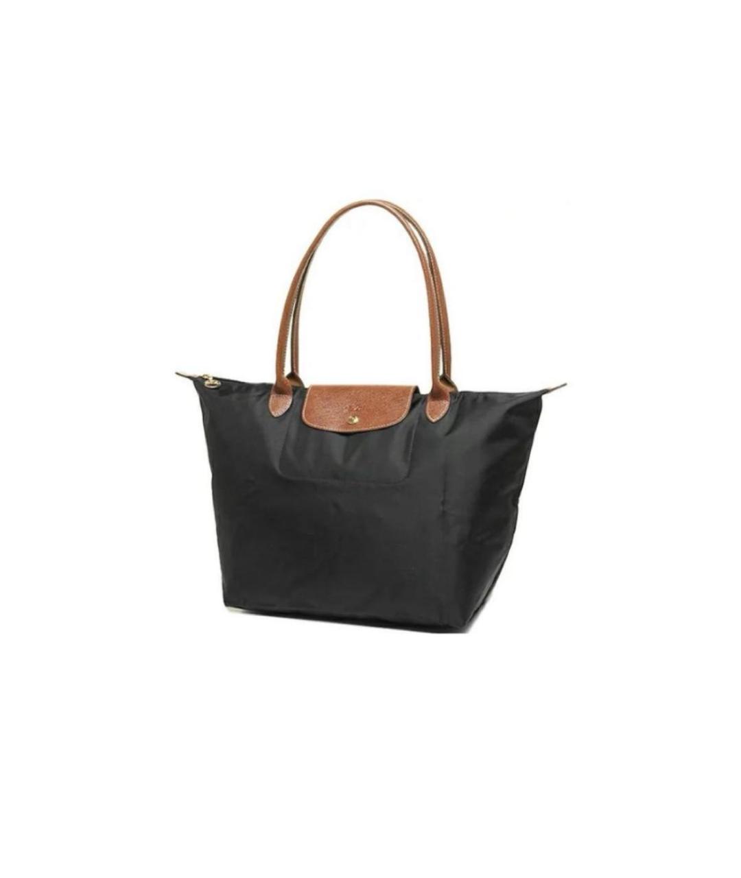 LONGCHAMP Черная сумка тоут, фото 2