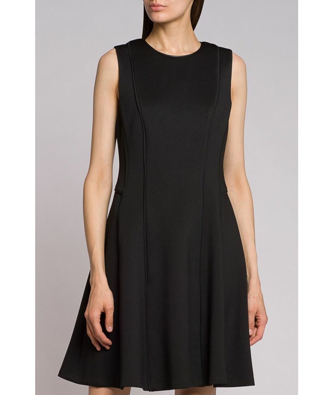 DKNY Черное полиэстеровое платье, фото 4