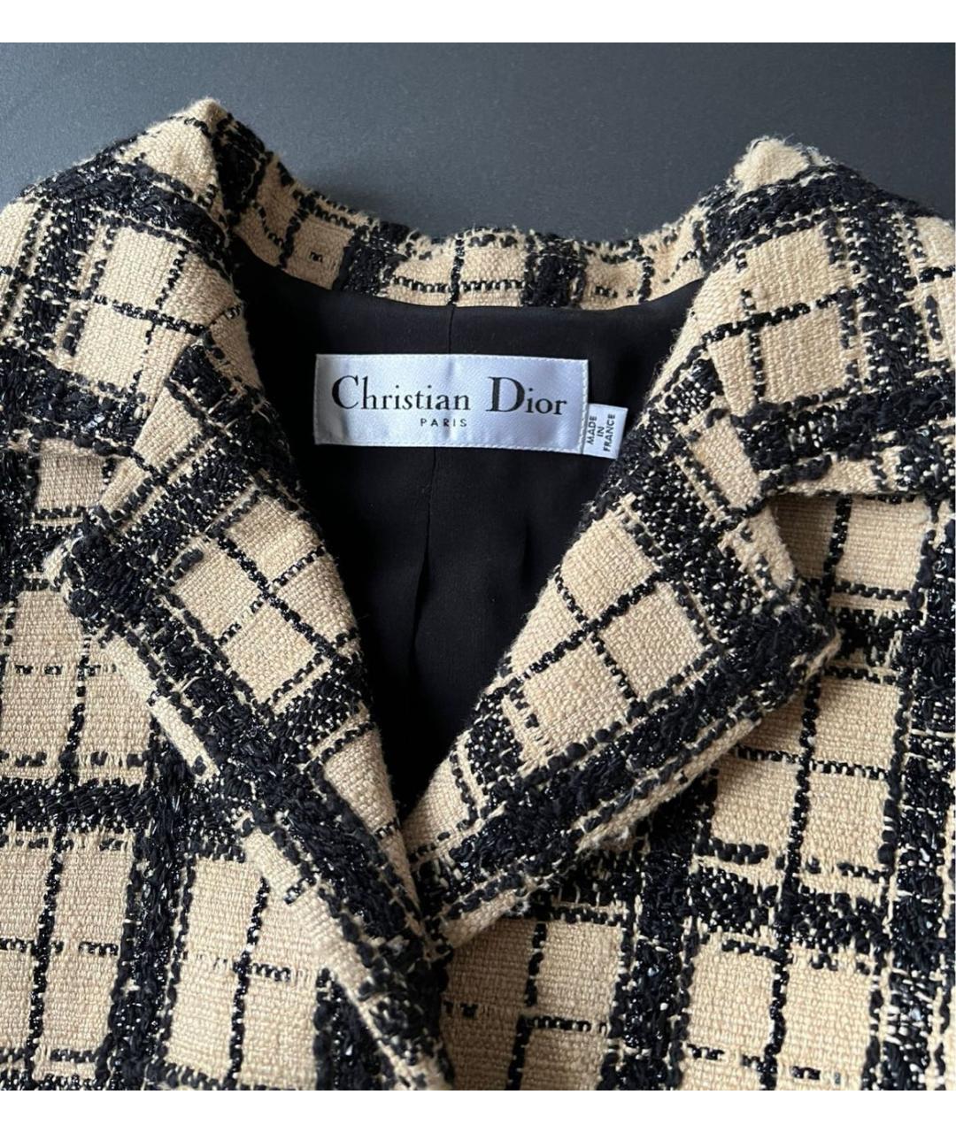 CHRISTIAN DIOR Шелковый жакет/пиджак, фото 3