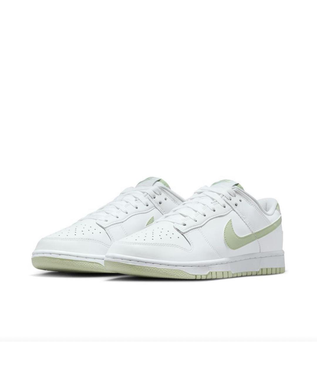 NIKE Белые кожаные низкие кроссовки / кеды, фото 2