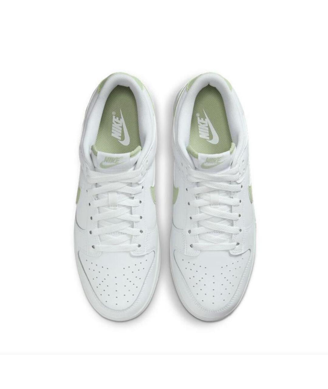NIKE Белые кожаные низкие кроссовки / кеды, фото 3