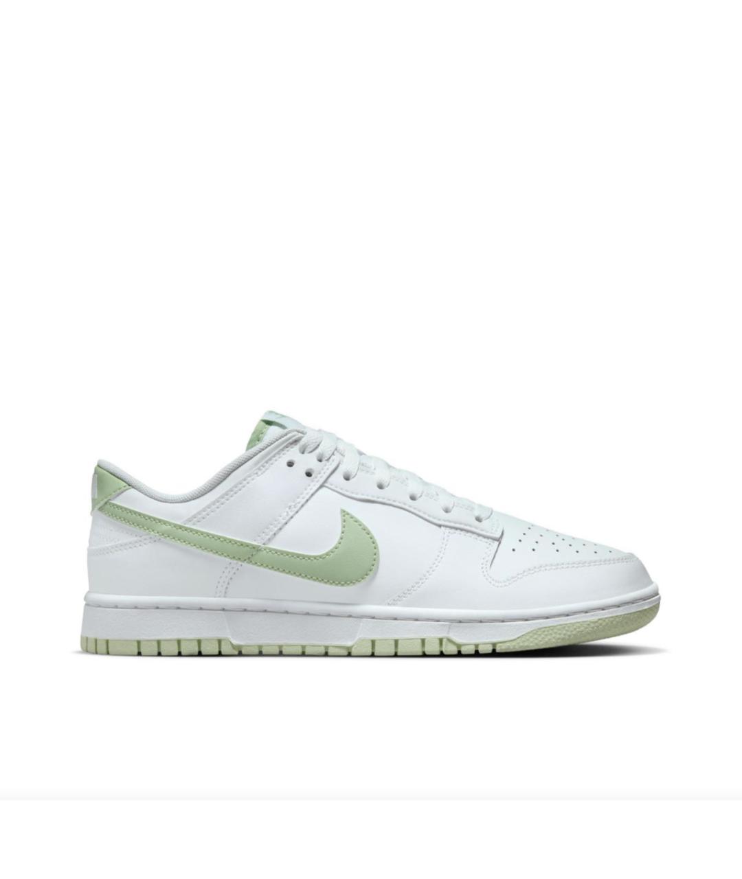 NIKE Белые кожаные низкие кроссовки / кеды, фото 1