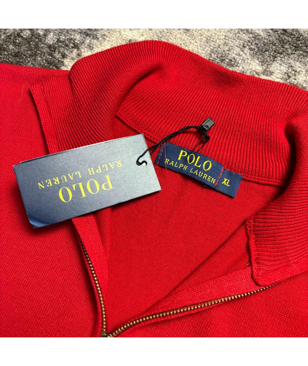 POLO RALPH LAUREN Красный джемпер / свитер, фото 2