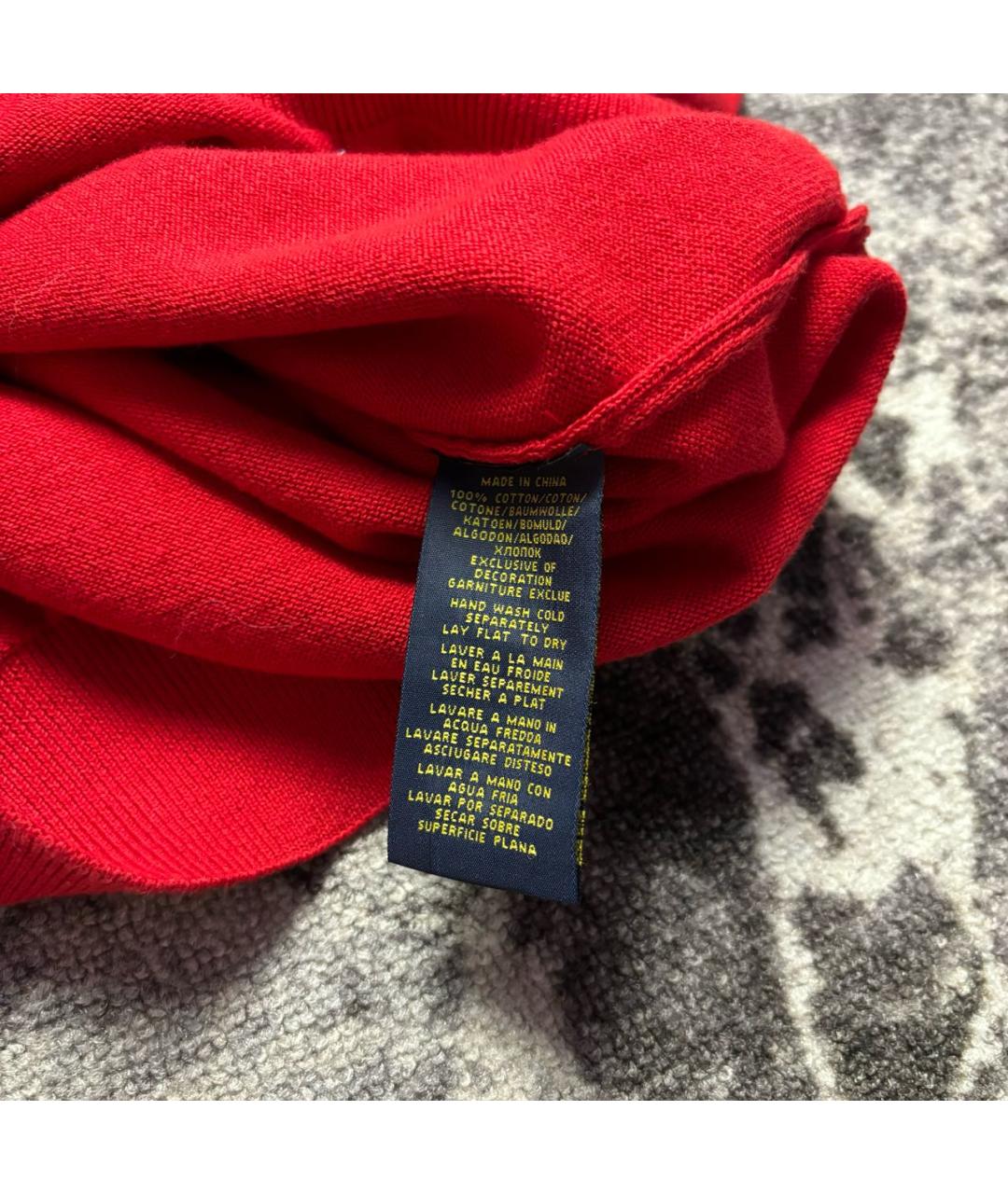POLO RALPH LAUREN Красный джемпер / свитер, фото 3