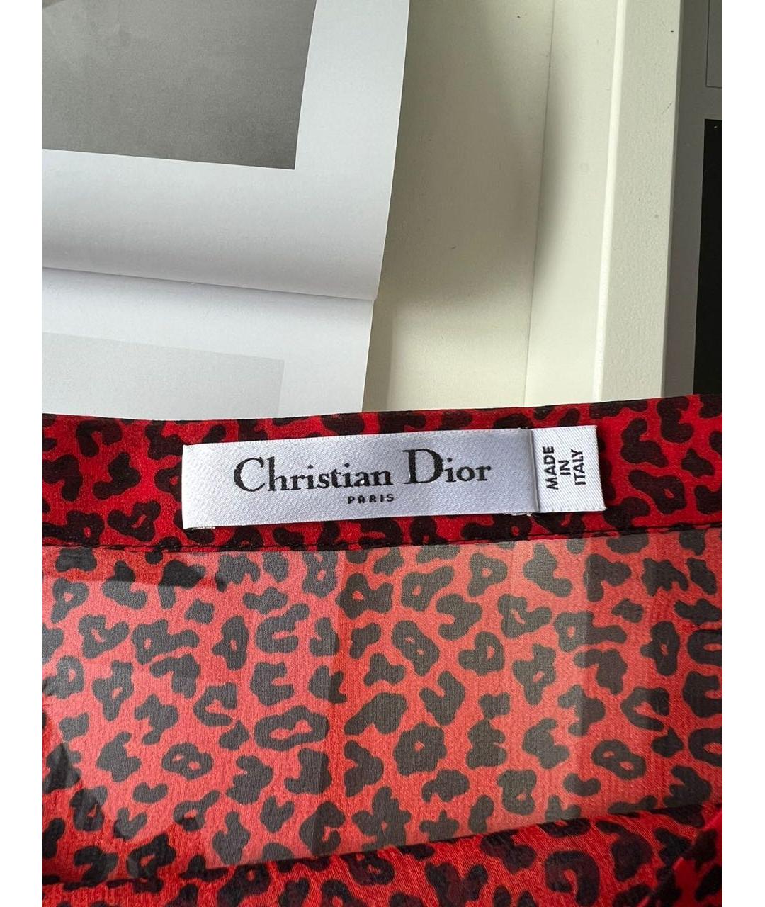 CHRISTIAN DIOR Шелковая юбка макси, фото 3