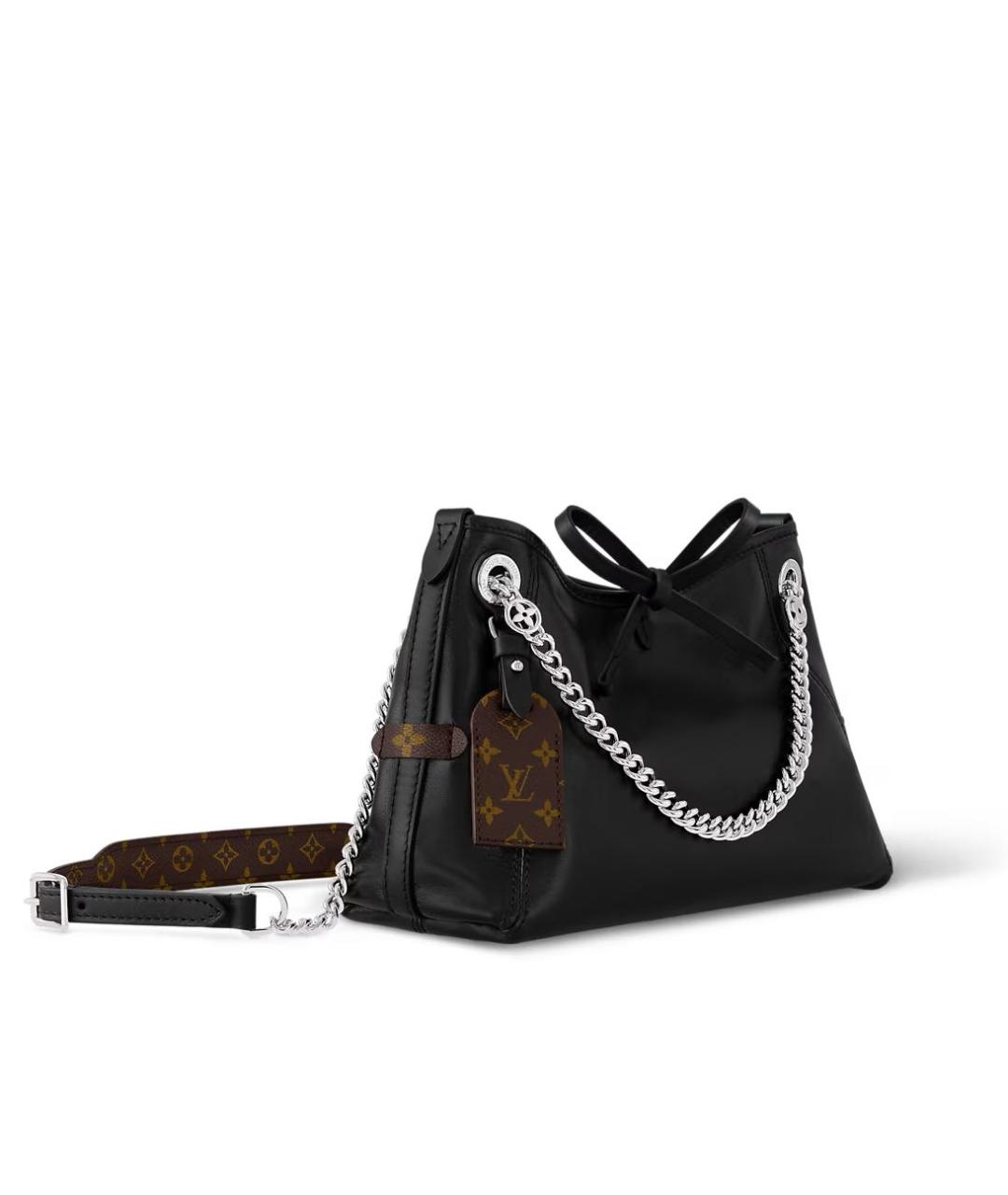 LOUIS VUITTON Черная сумка с короткими ручками, фото 2
