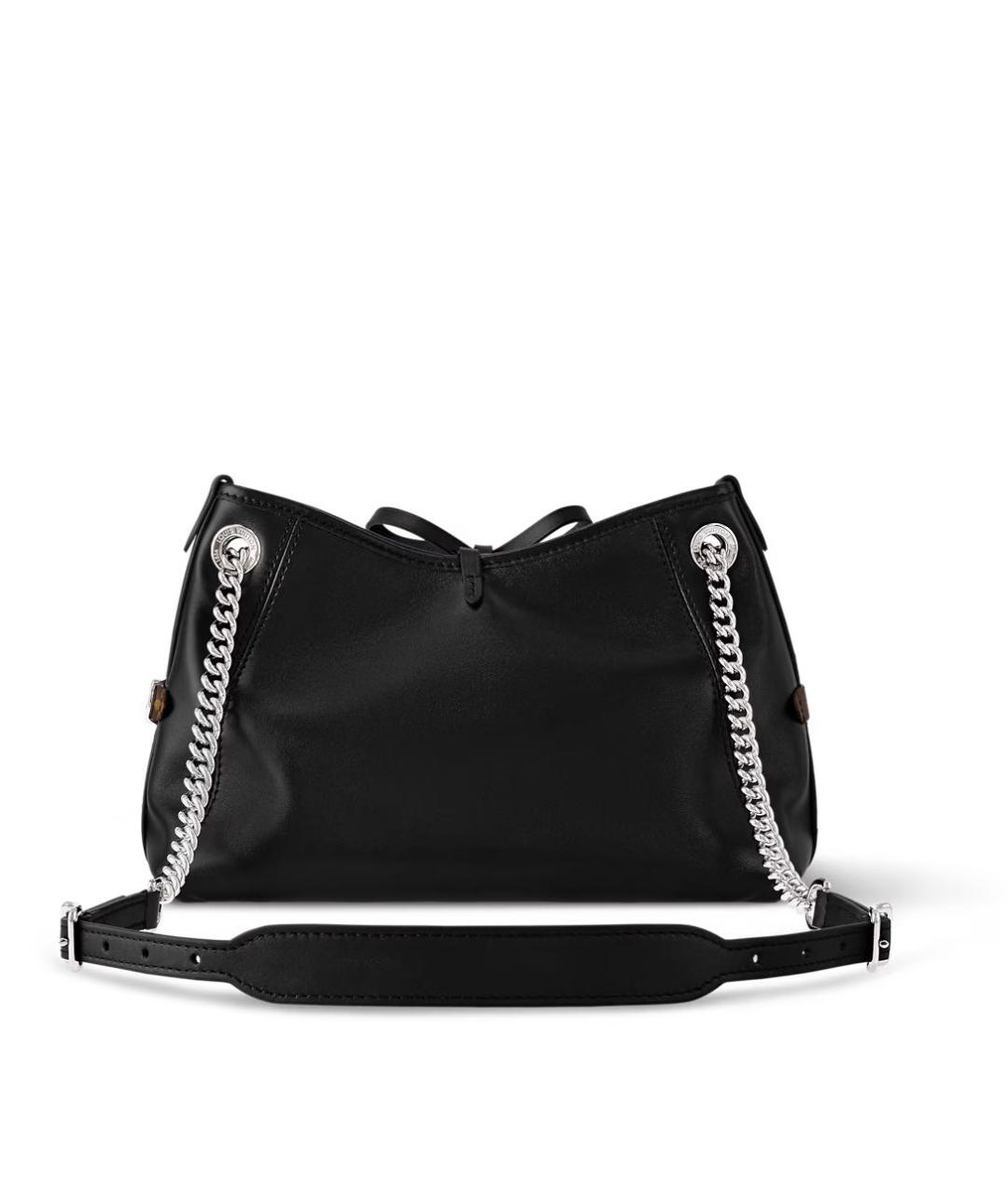 LOUIS VUITTON Черная сумка с короткими ручками, фото 5