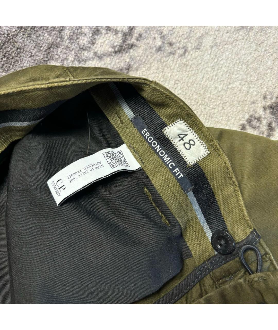 CP COMPANY Хаки хлопковые повседневные брюки, фото 4
