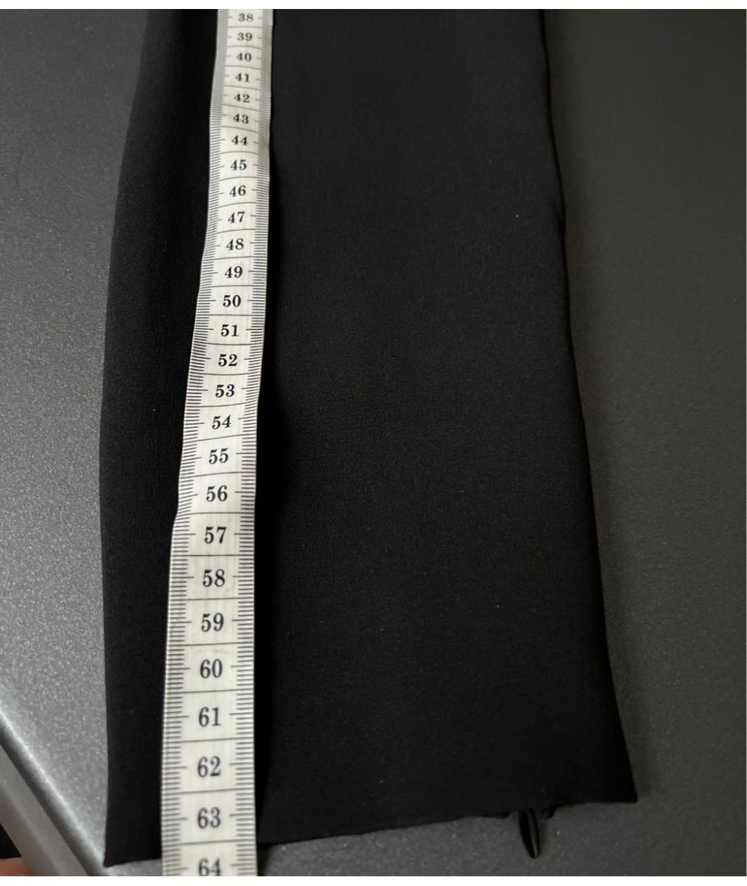 CHRISTIAN DIOR Черное шелковое платье, фото 7