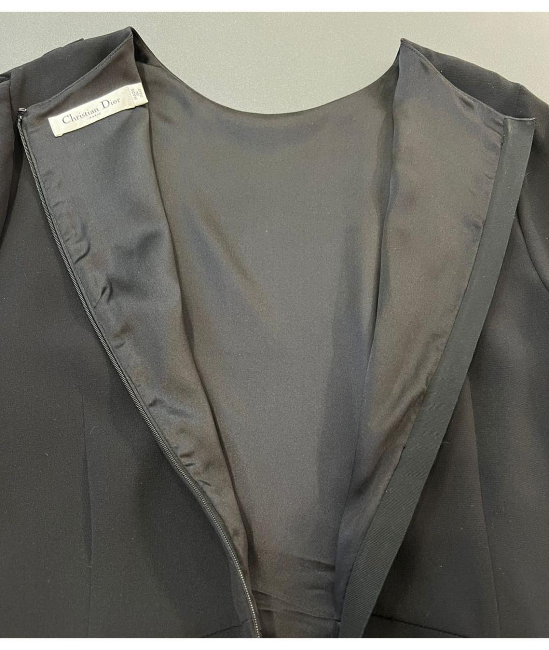 CHRISTIAN DIOR Черное шелковое платье, фото 2