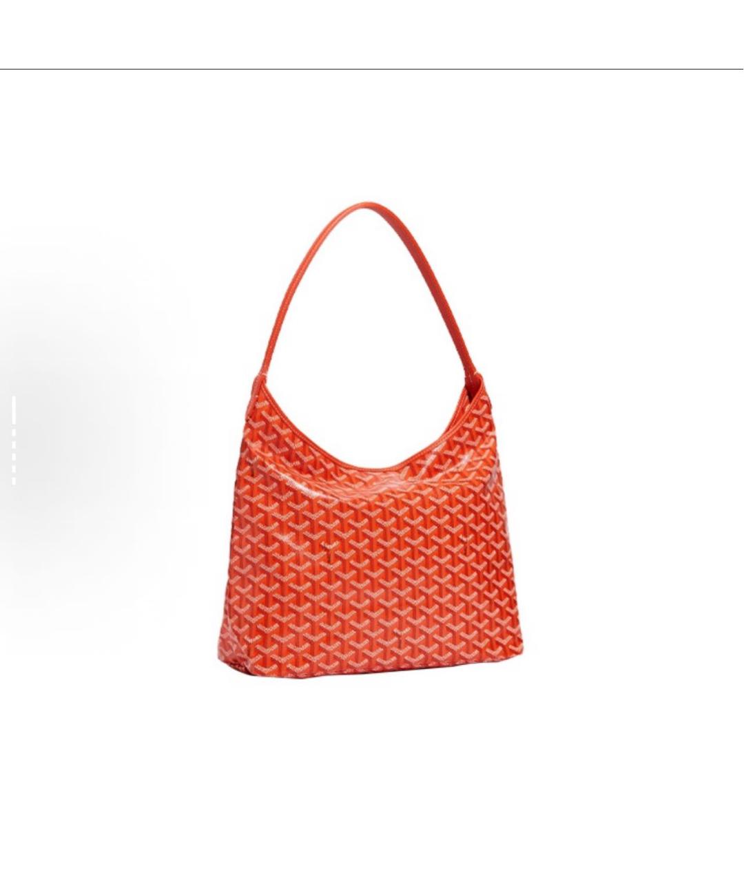 GOYARD Оранжевая кожаная сумка через плечо, фото 1