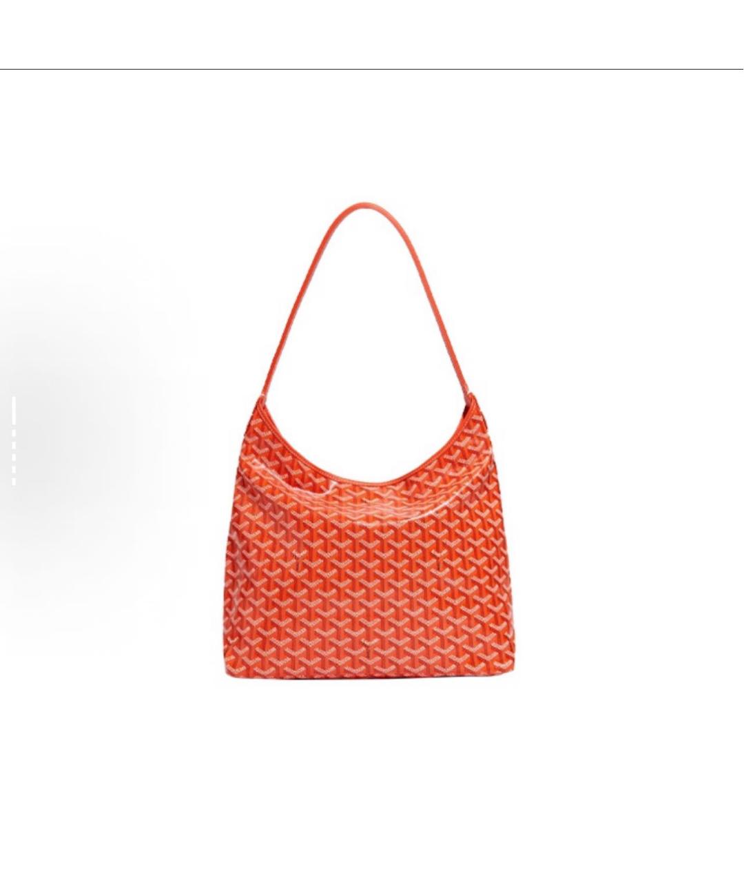 GOYARD Оранжевая кожаная сумка через плечо, фото 3