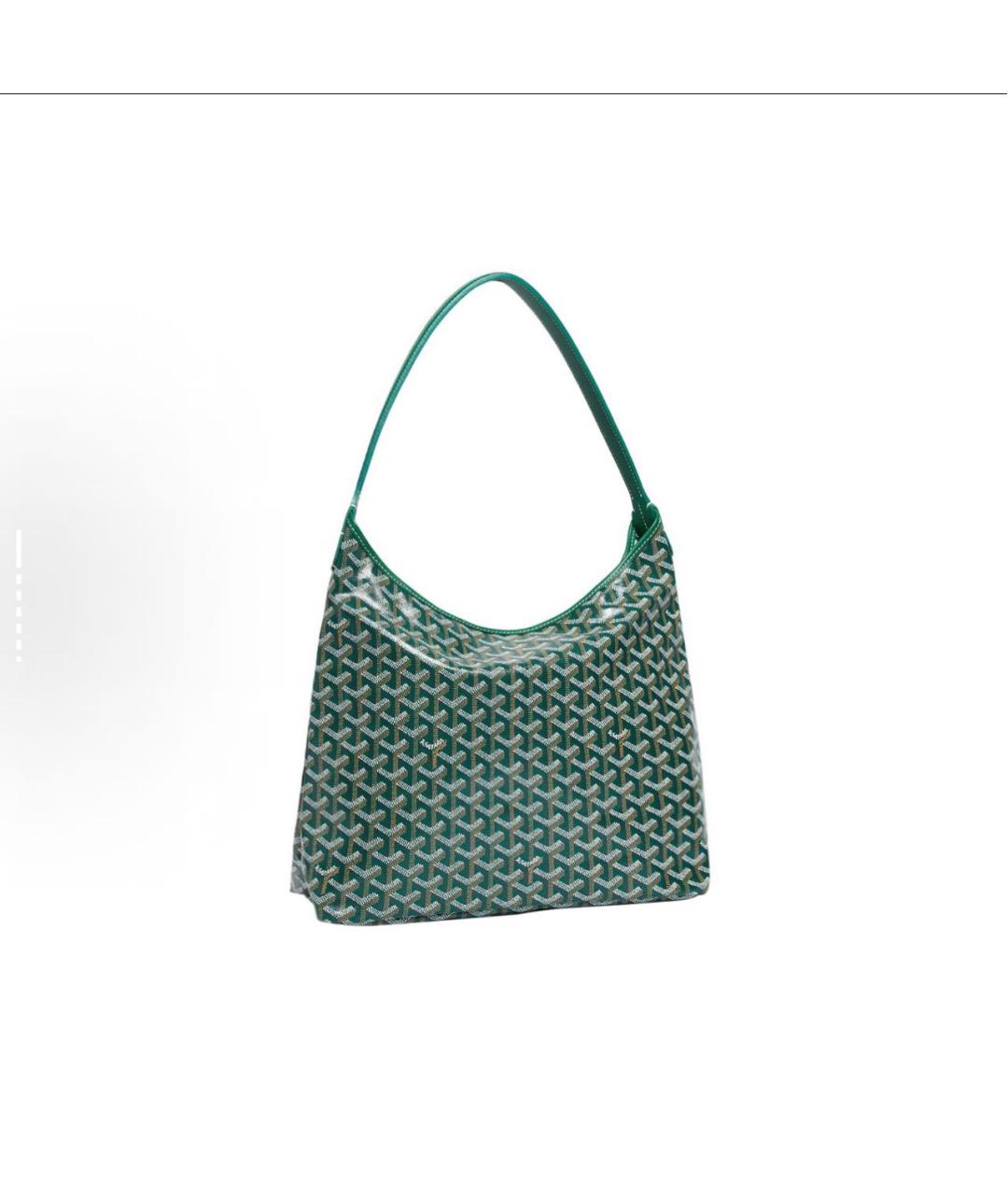 GOYARD Зеленая кожаная сумка через плечо, фото 1