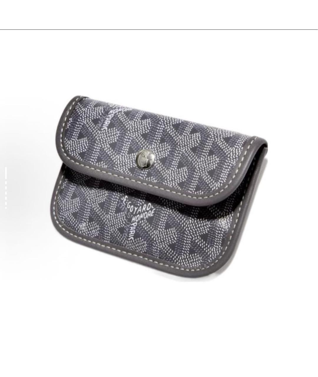 GOYARD Антрацитовая кожаная сумка через плечо, фото 5