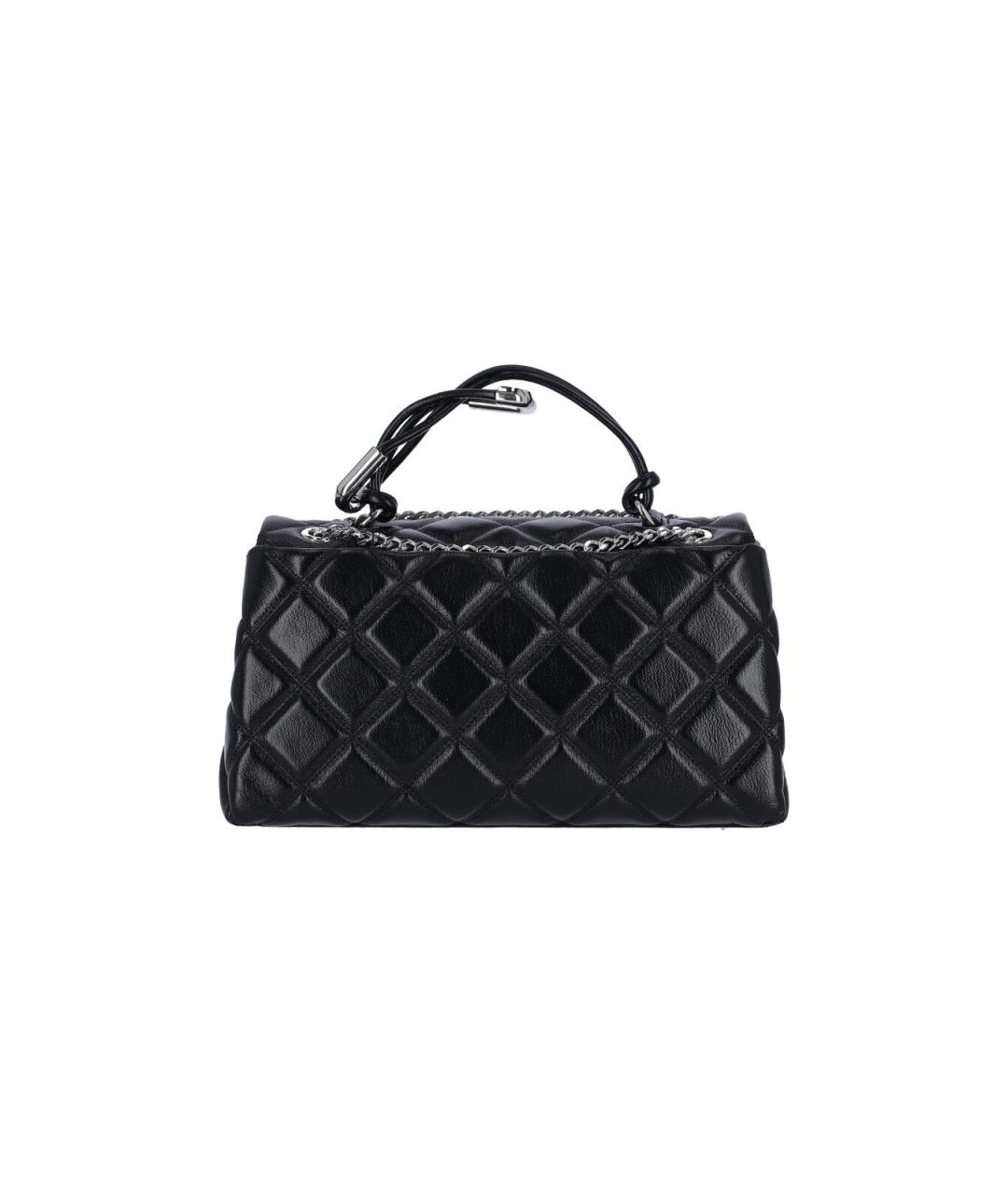 MARC JACOBS Черная кожаная сумка с короткими ручками, фото 3