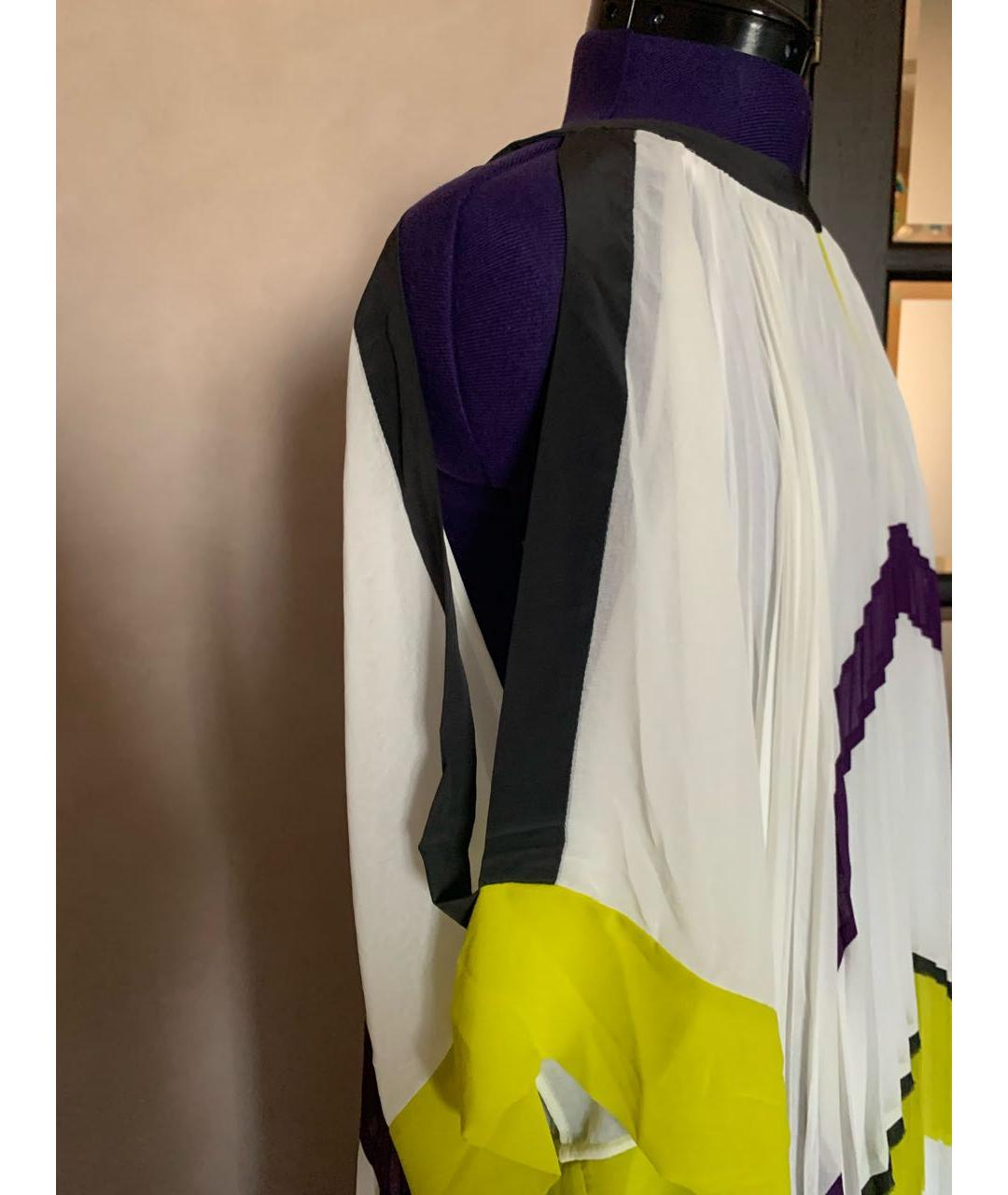 BCBG MAXAZRIA Мульти шелковое платье, фото 3