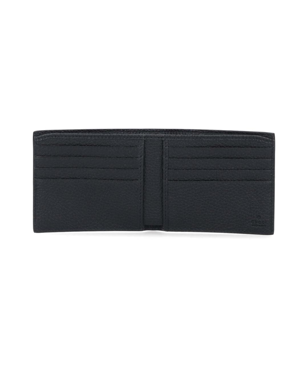GUCCI Черный кожаный кошелек, фото 2