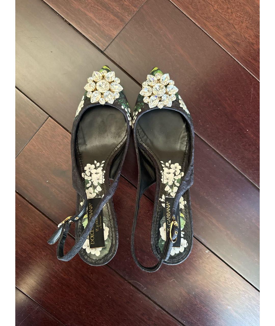 DOLCE&GABBANA Мульти текстильные туфли, фото 3