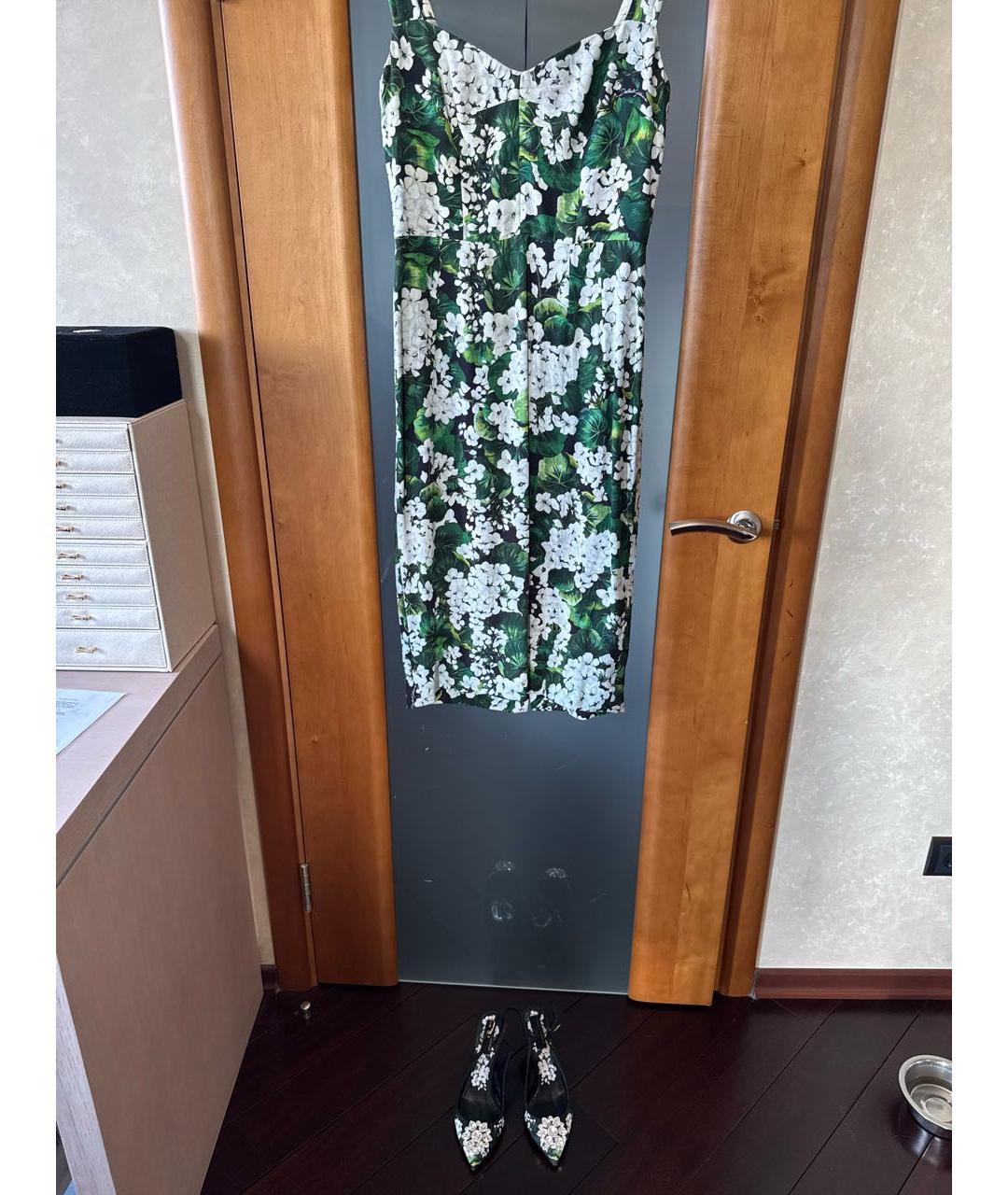DOLCE&GABBANA Мульти текстильные туфли, фото 5