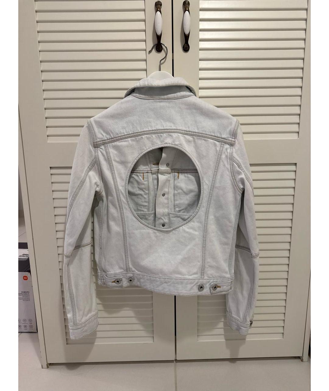 OFF-WHITE Голубая деним рубашка, фото 2