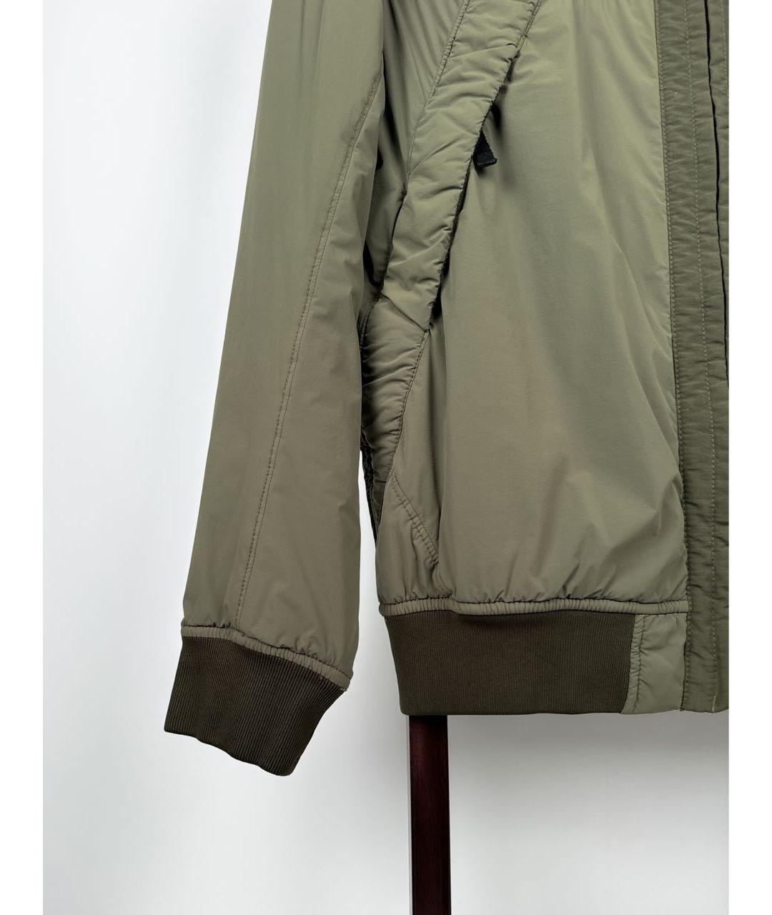 STONE ISLAND Зеленая полиамидовая куртка, фото 5