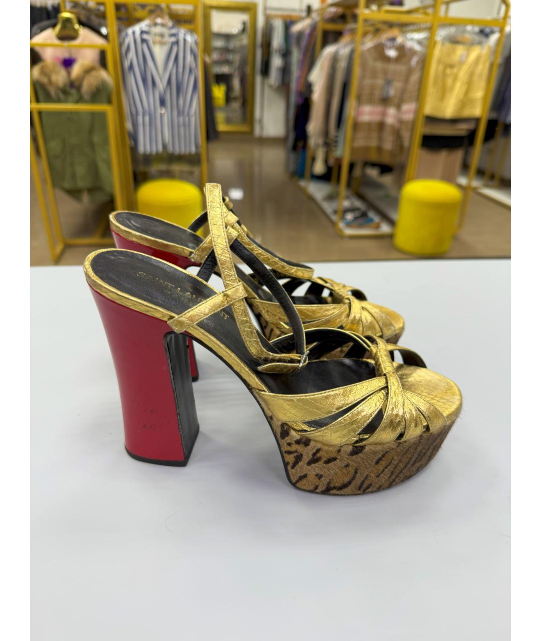 SAINT LAURENT Босоножки, фото 9