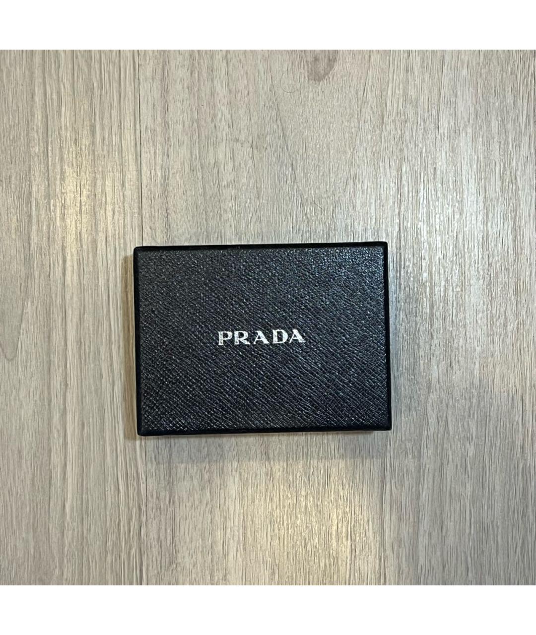 PRADA Черный кожаный кардхолдер, фото 3