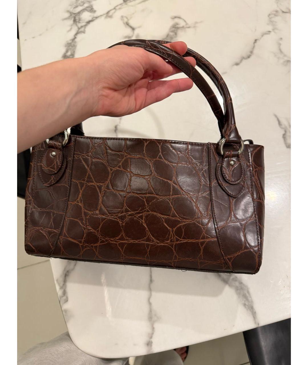 LANVIN Коричневая сумка с короткими ручками, фото 2