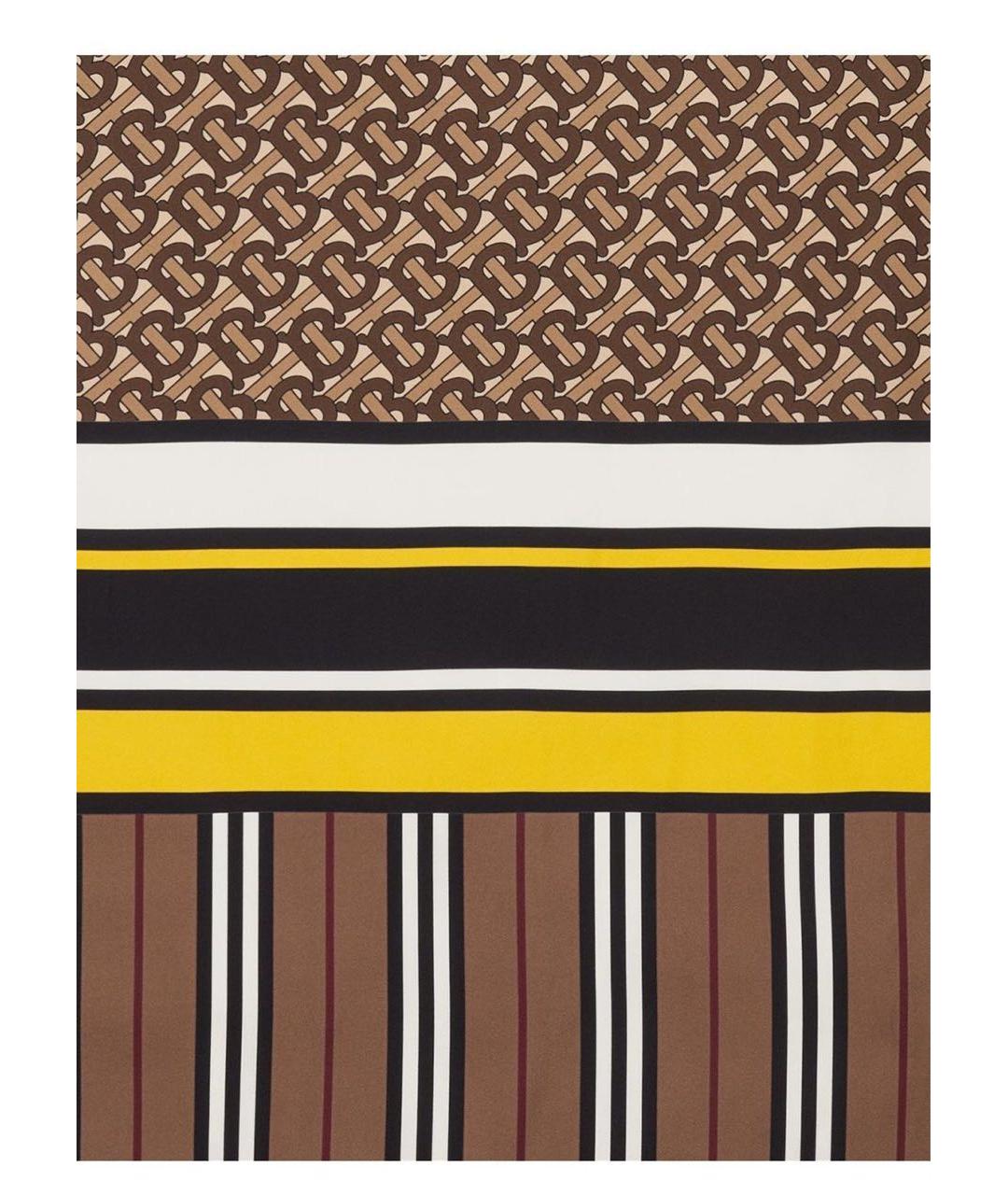 BURBERRY Мульти шелковый шарф, фото 1