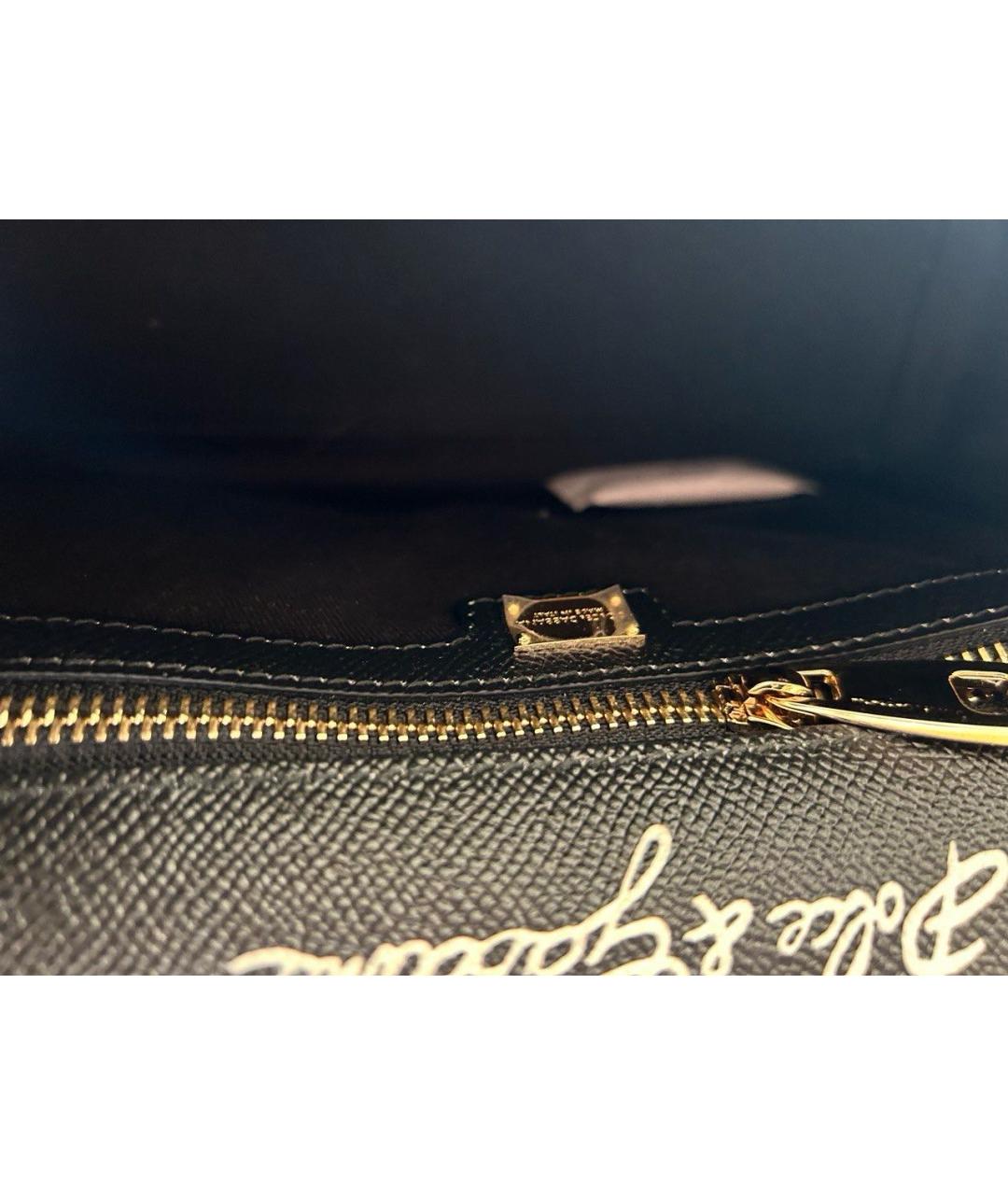 DOLCE&GABBANA Мульти кожаная сумка с короткими ручками, фото 5