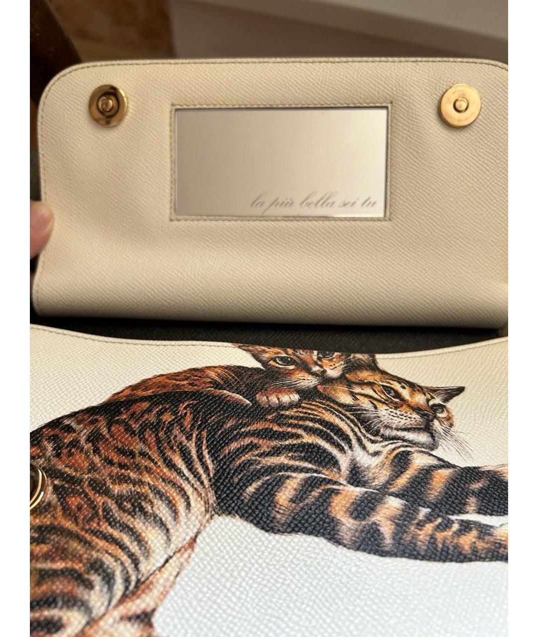DOLCE&GABBANA Мульти кожаная сумка с короткими ручками, фото 3