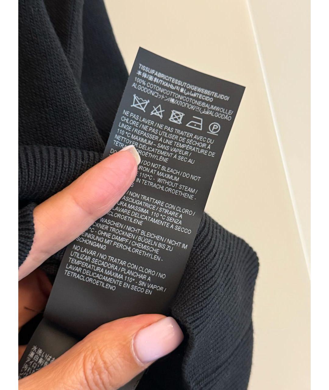 SAINT LAURENT Черная хлопковая майка, фото 7
