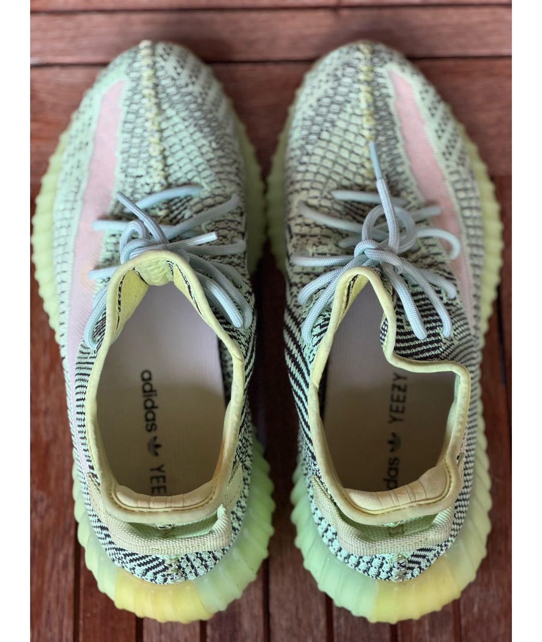 ADIDAS YEEZY Мульти текстильные низкие кроссовки / кеды, фото 3