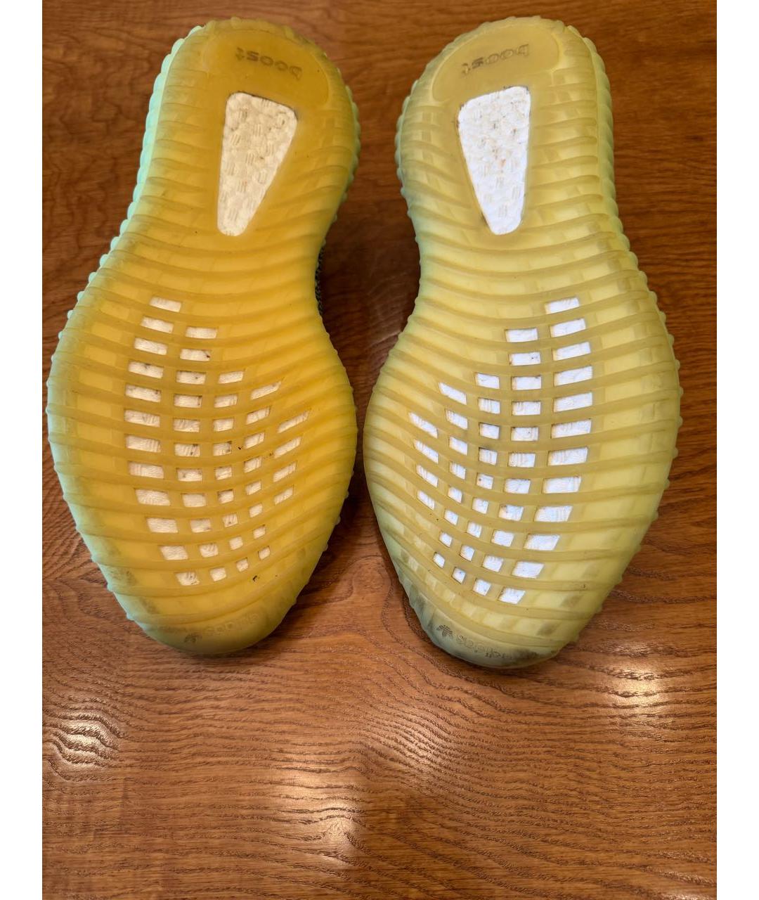 ADIDAS YEEZY Мульти текстильные низкие кроссовки / кеды, фото 7