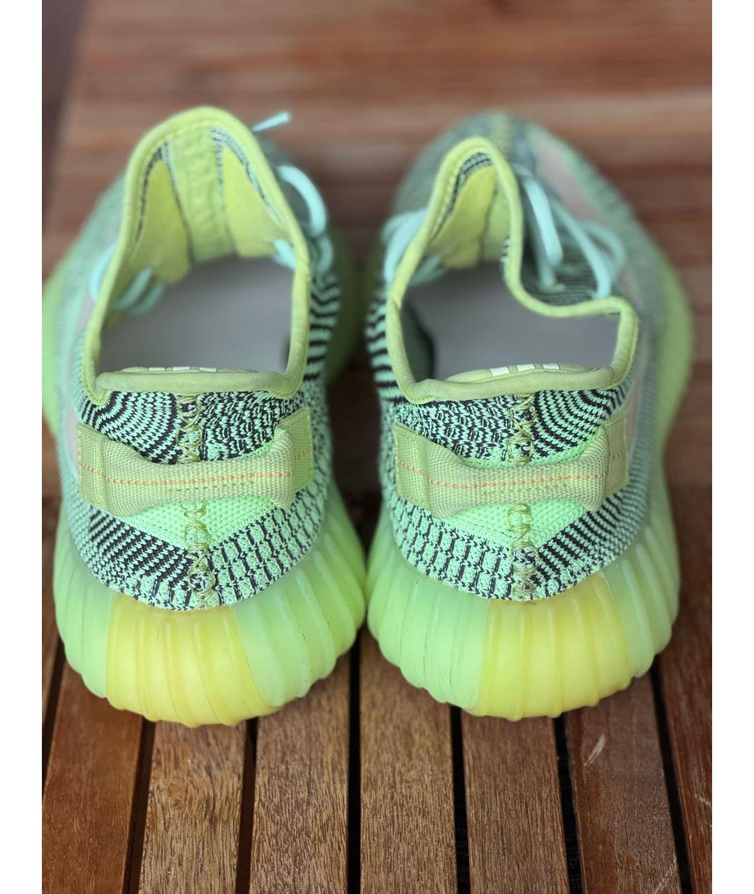 ADIDAS YEEZY Мульти текстильные низкие кроссовки / кеды, фото 4