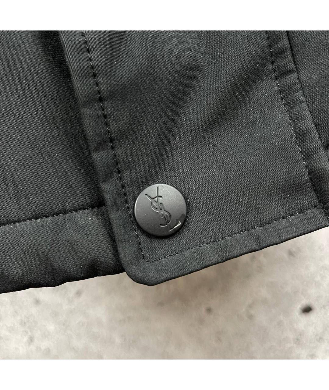 SAINT LAURENT Черная куртка, фото 5