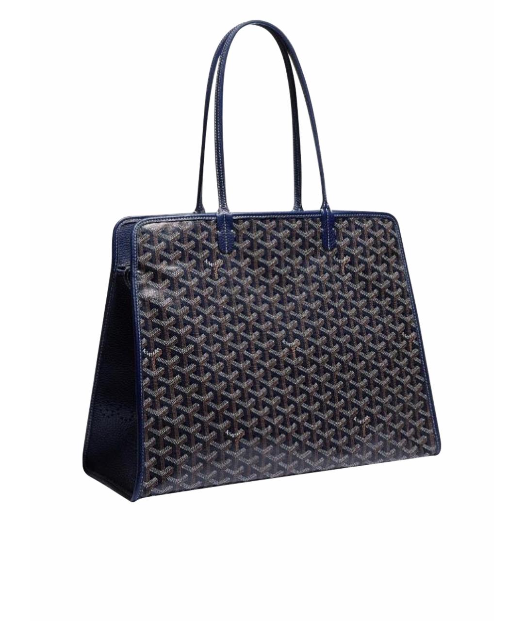 GOYARD Темно-синяя сумка тоут, фото 1