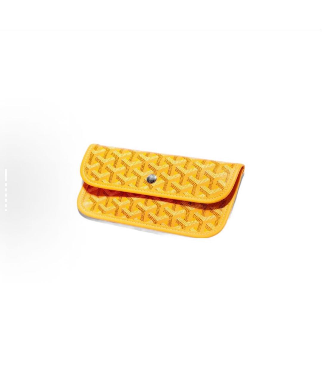 GOYARD Желтая сумка тоут, фото 5