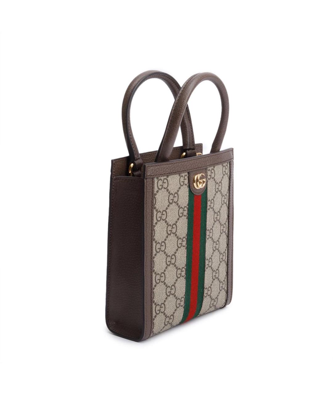 GUCCI Коричневая сумка тоут, фото 2