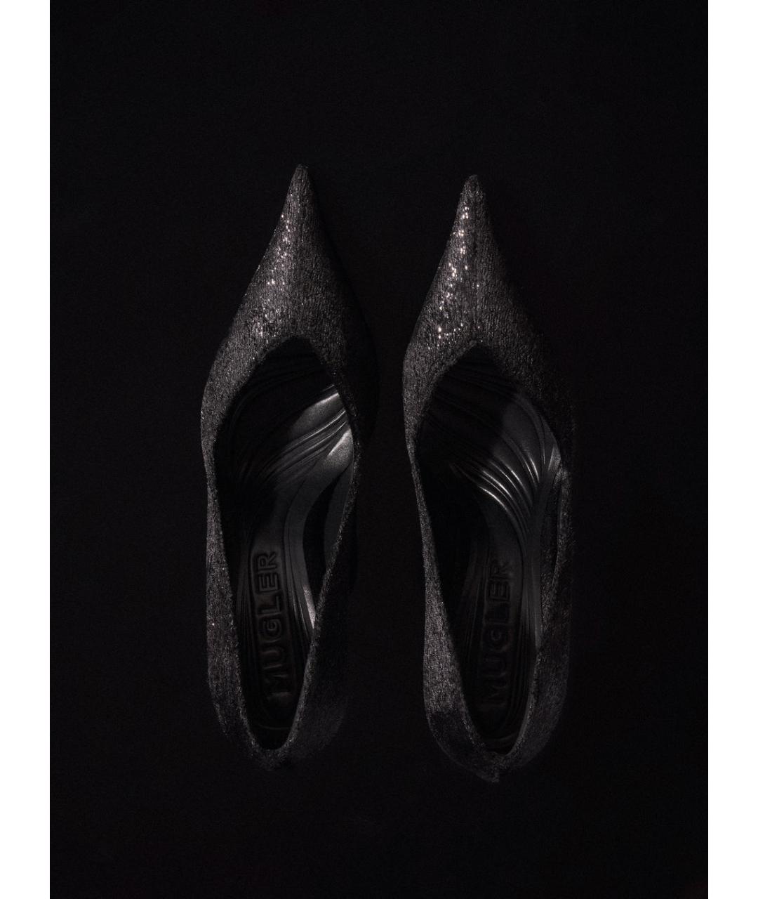 MUGLER Черные туфли, фото 7