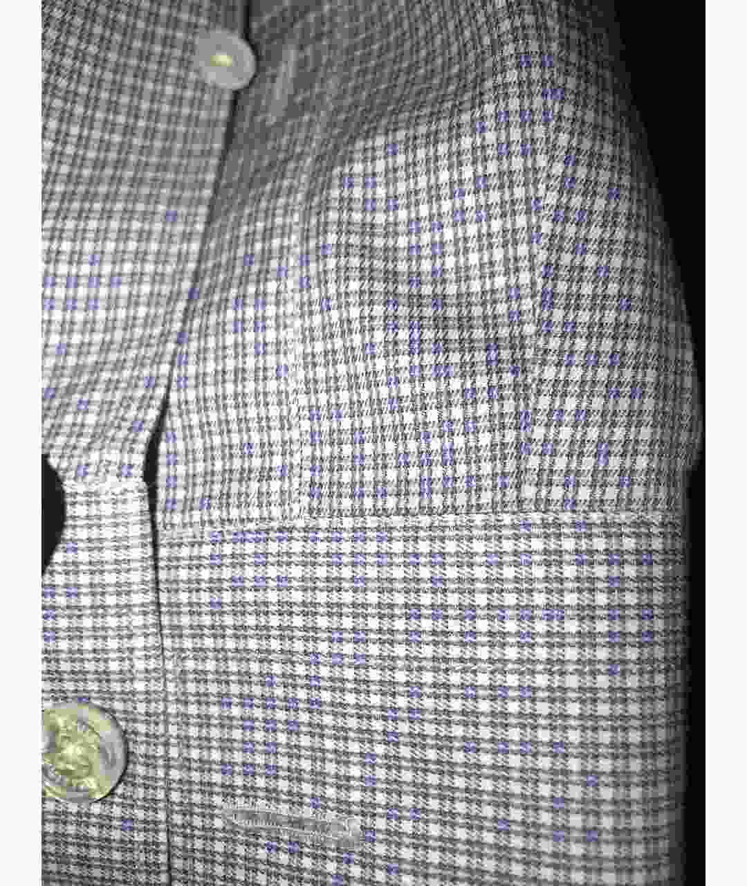 LOUIS VUITTON PRE-OWNED Голубая хлопко-шелковая кэжуал рубашка, фото 5